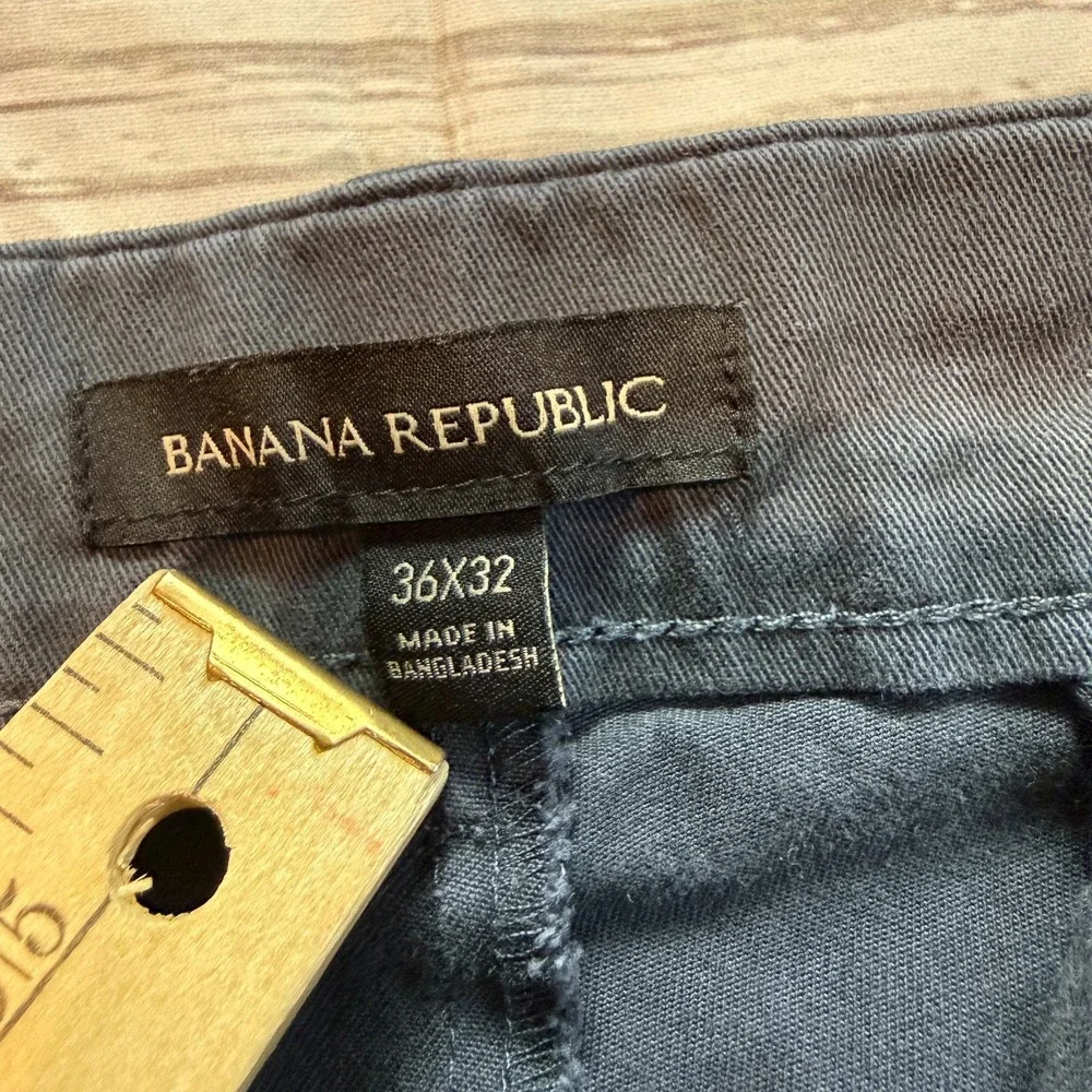 Banana Republic Chino‎ Casual Pants Navy Blue Men's Size 36x32